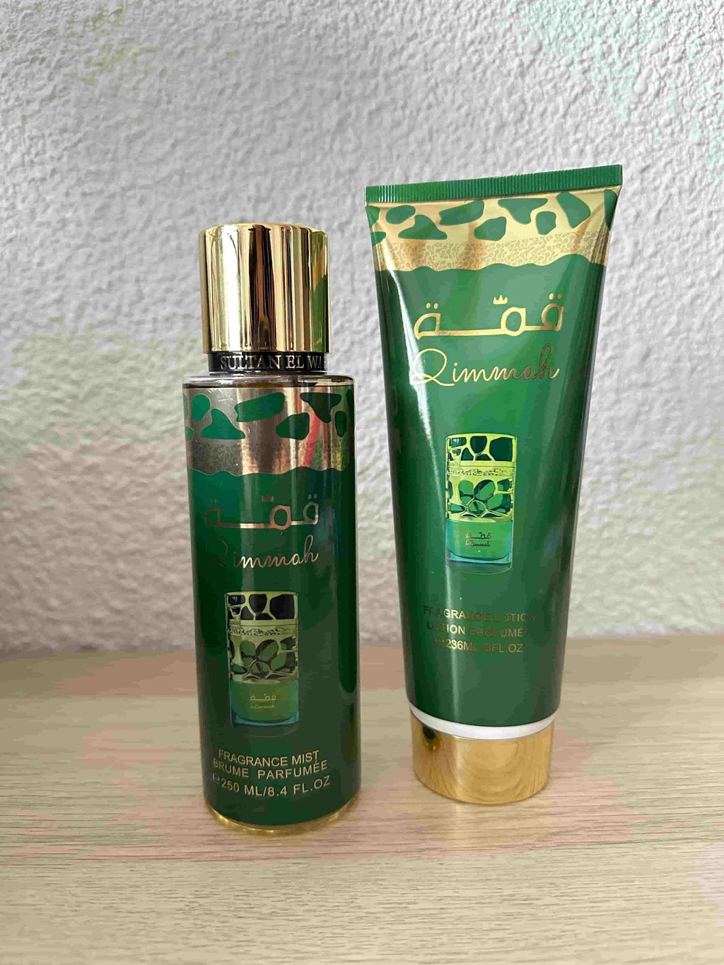 Coffret brume et lotion Qimmah Sultan Al Wahab