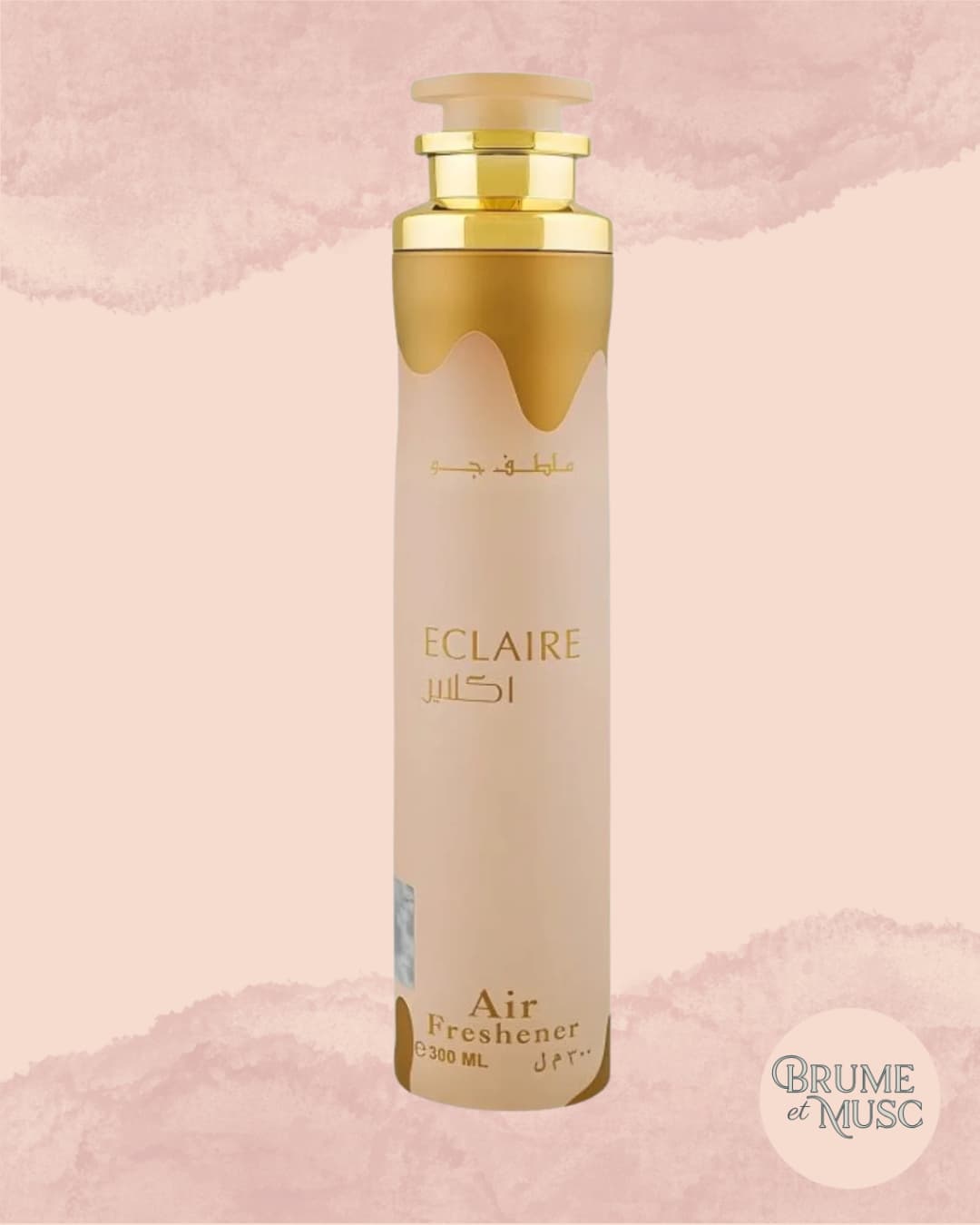 Désodorisant intérieur Eclaire Lattafa 300ml spray maison caramel lait vanille