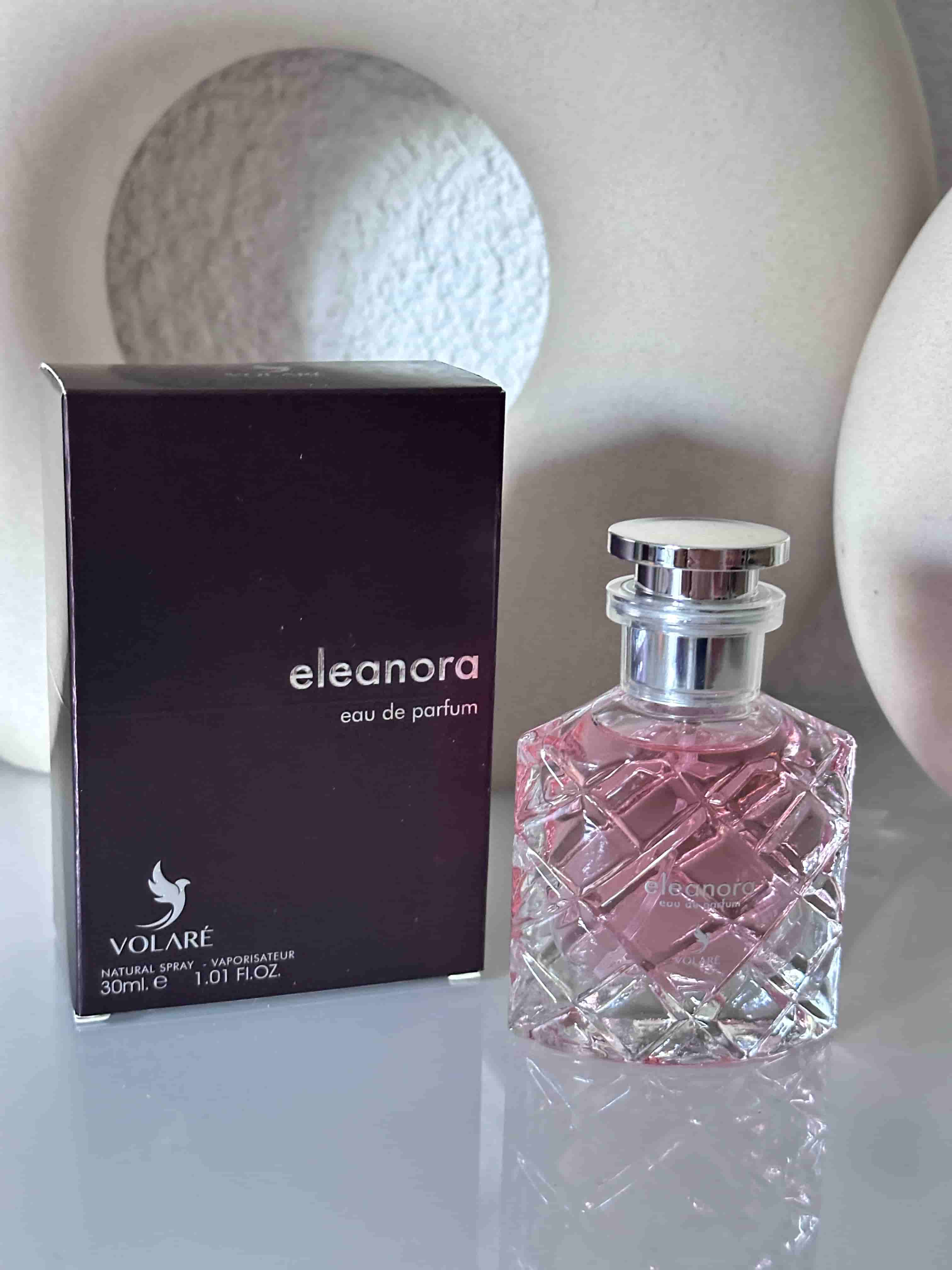 Eau de parfum femme Dubaï Eleanora sillage floral boisé ambre