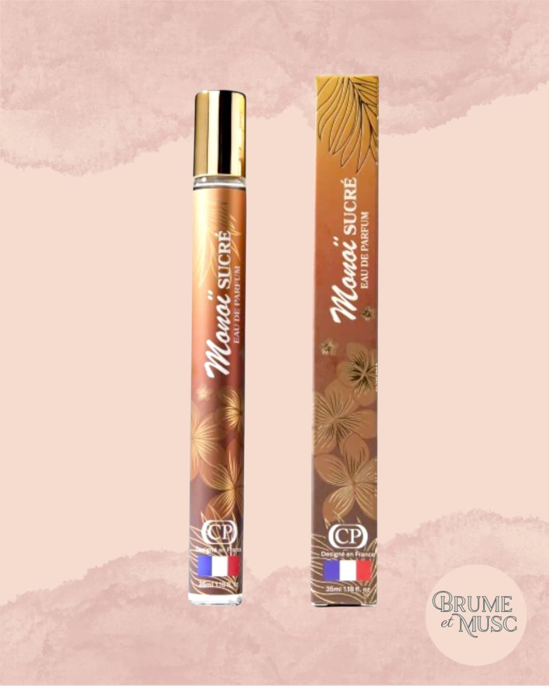 Eau de parfum 35ml Monoi Sucre Collection Platinium