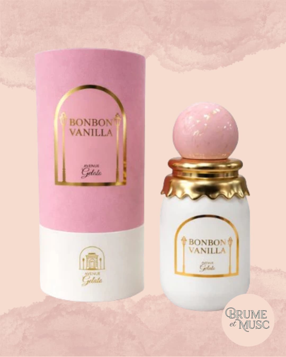 Extrait de parfum Bonbon Vanilla Avenue Gelato 100ml guimauve bubble gum