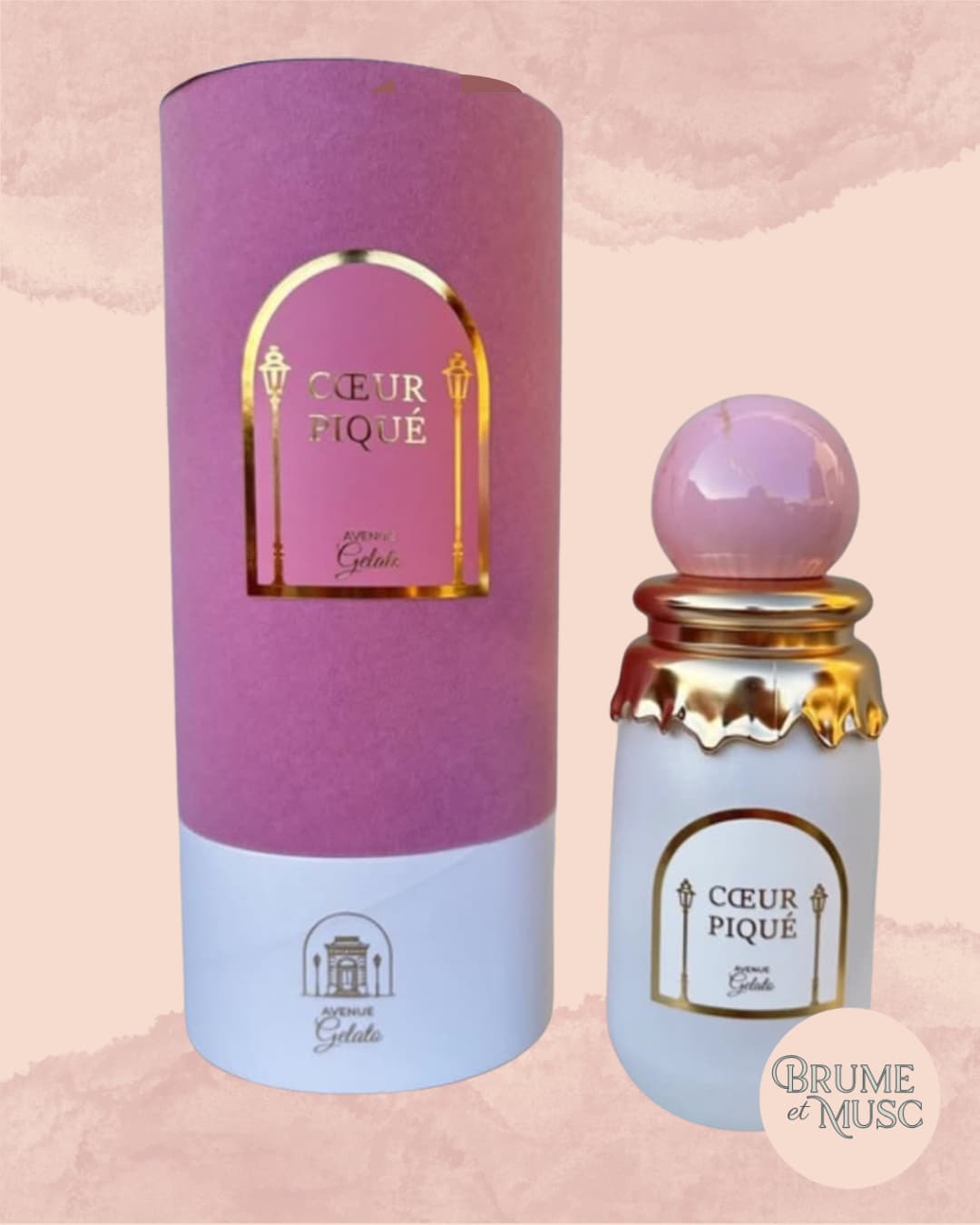 Extrait de parfum Coeur Piqué Avenue Gelato 100ml coco tiaré jasmin