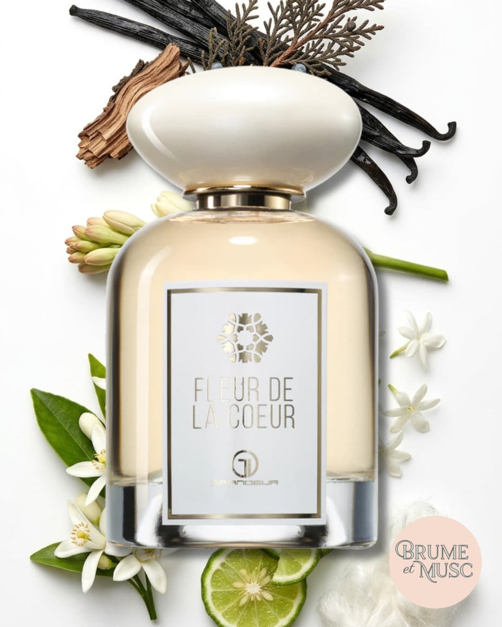 Fleur de la coeur Grandeur parfum jasmin