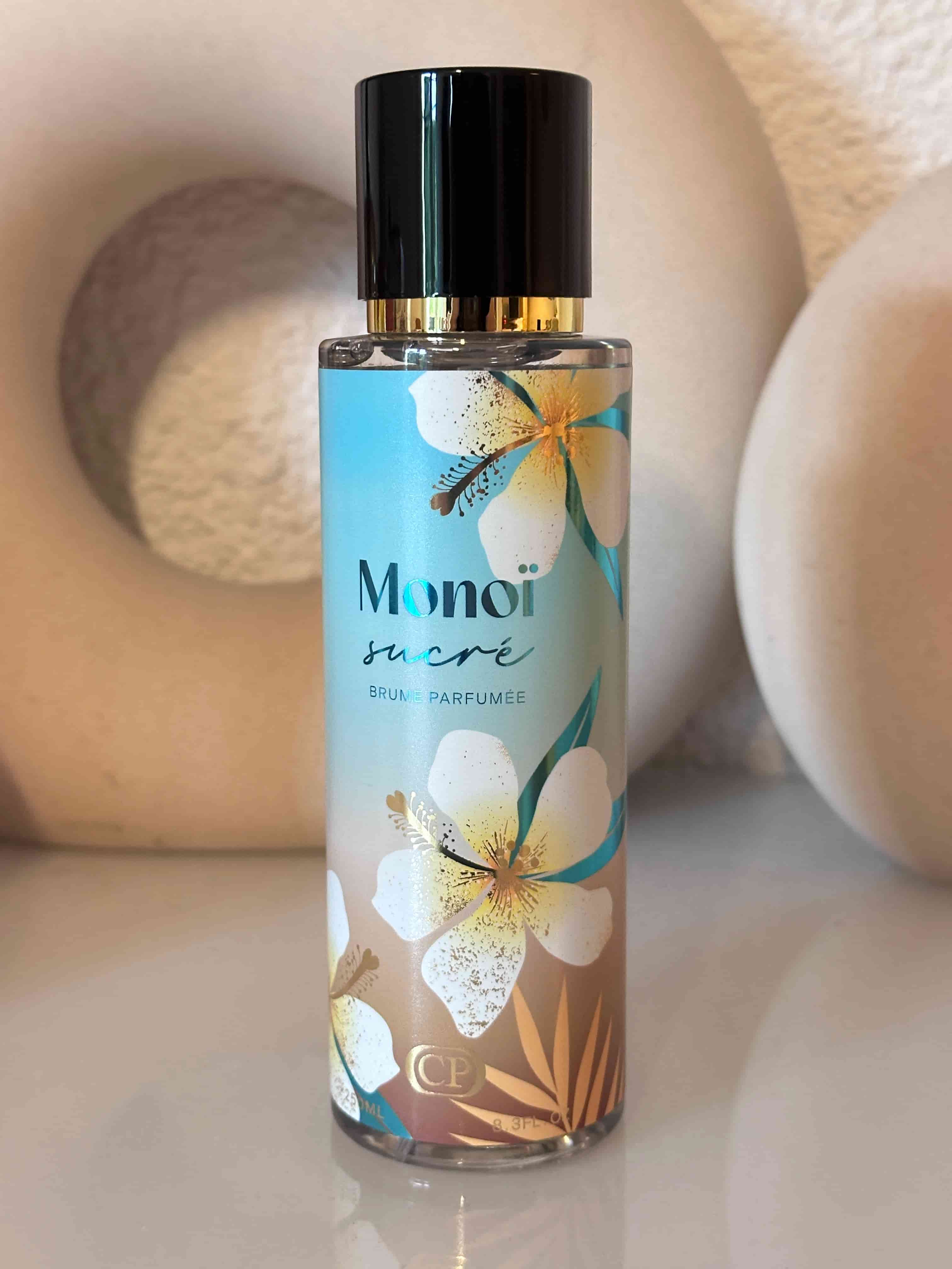Monoi Sucre Brume parfumee solaire