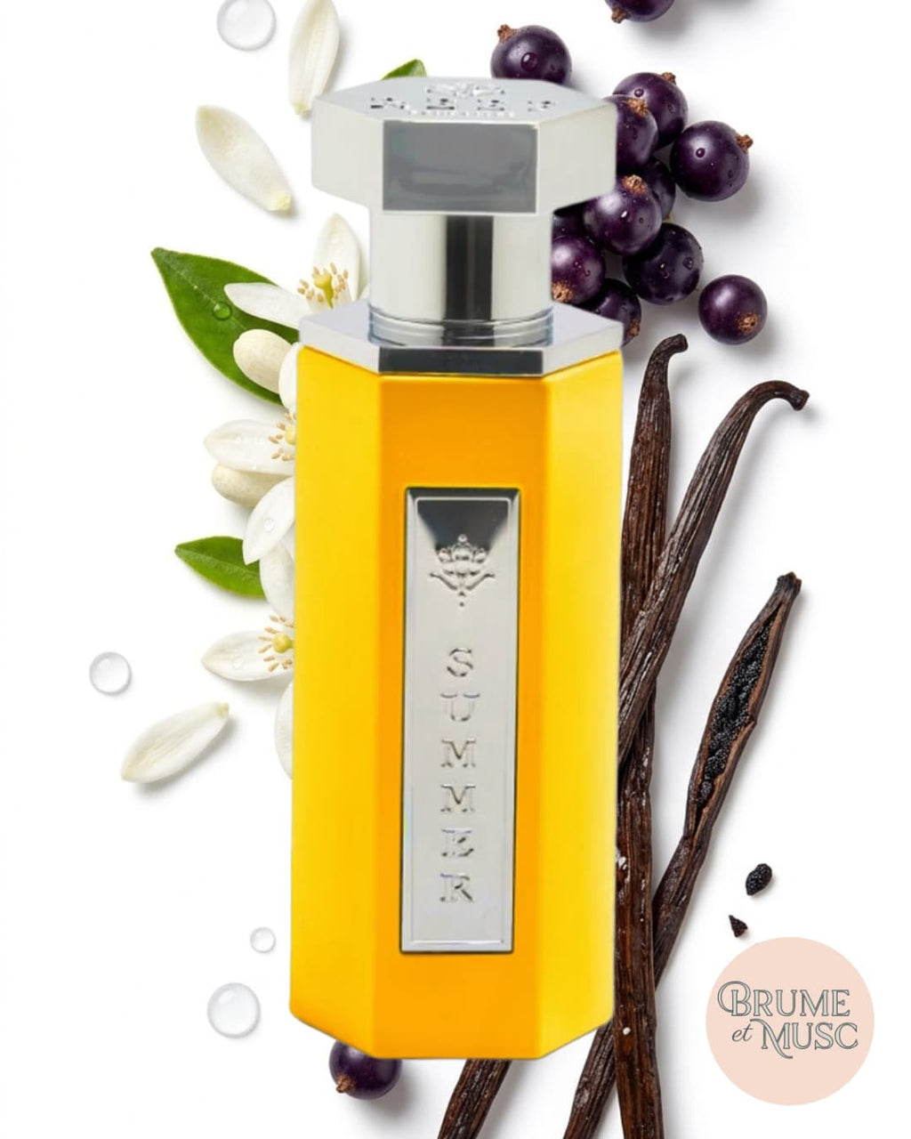 Summer Yellow Reef parfum fleur d'oranger cassis vanille