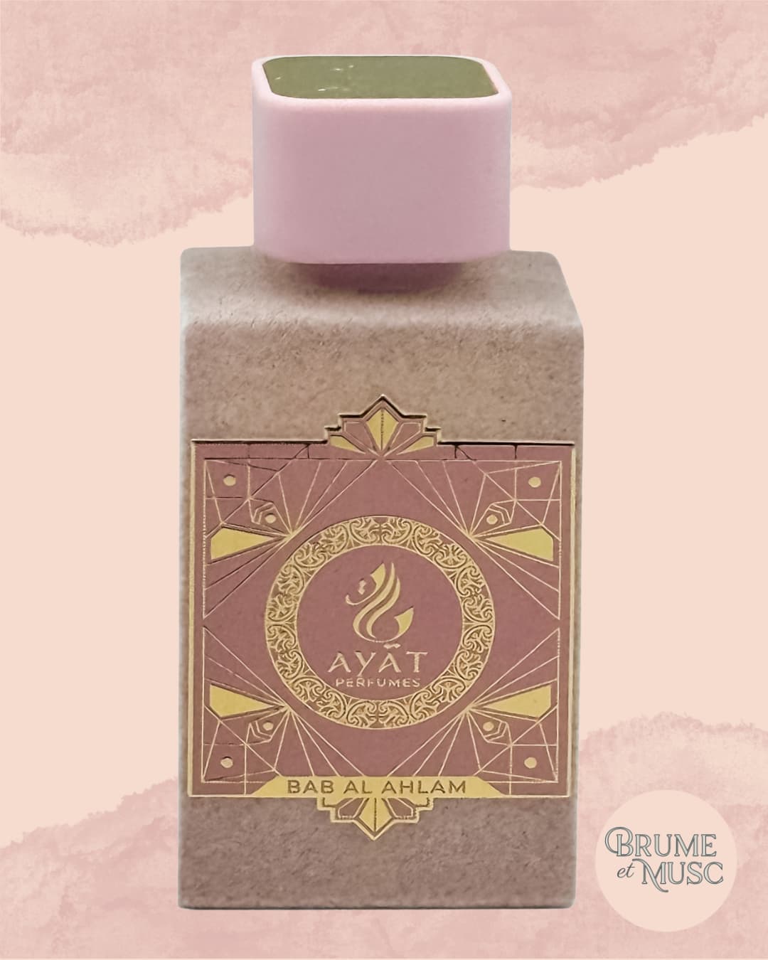 Flacon de l'eau de parfum Bab Al Ahlam de Ayat Perfumes - Sillage floral et bubble gum