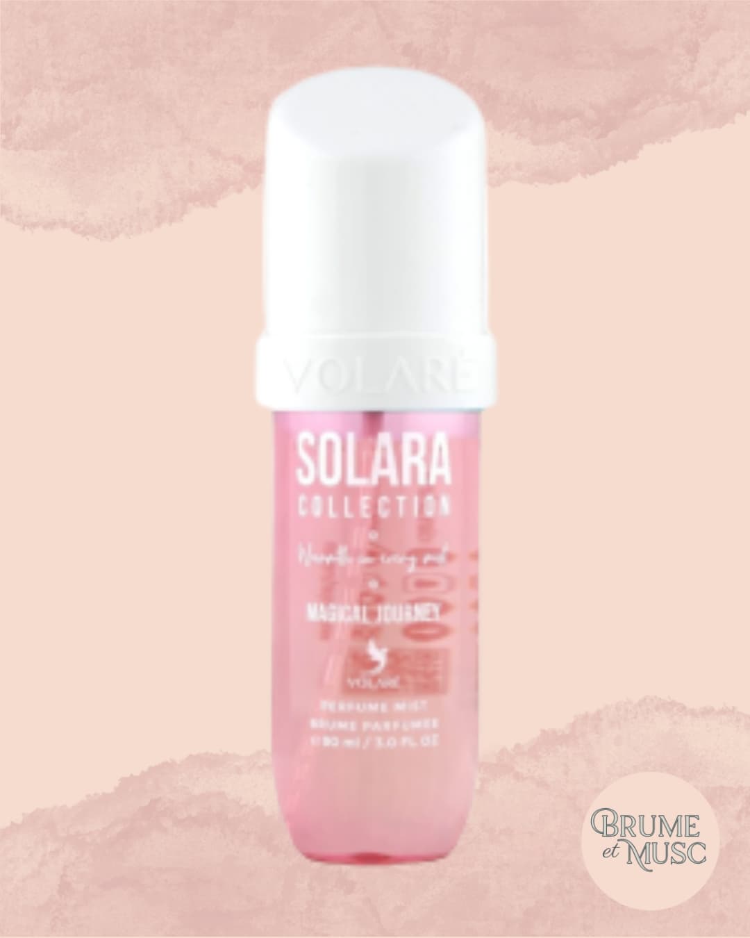 Brume parfumée florale et fruitée Solara Magical Journey de Volaré 90ml.