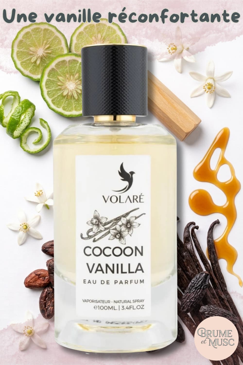 Pyramide olfactive Cocoon Vanilla Volaré