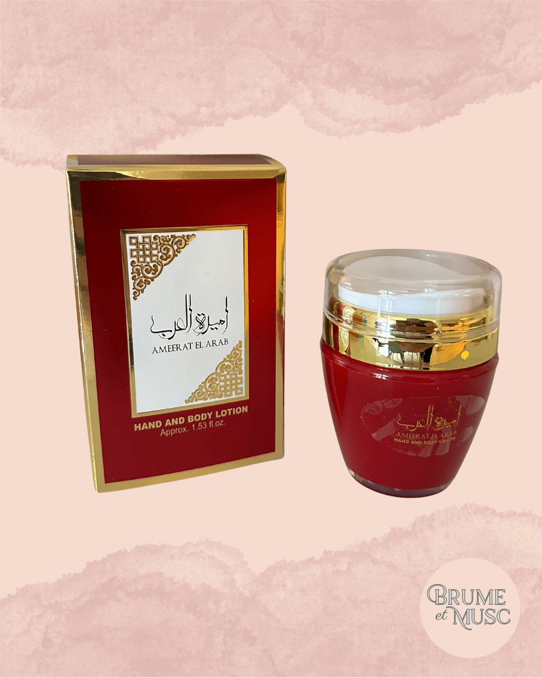 Crème Hydratante Mains et Corps Ameerat El Arab - Brume et Musc