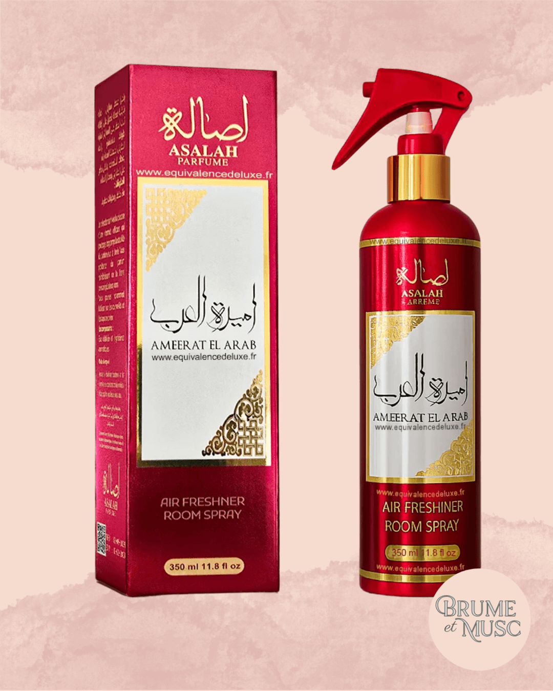 Désodorisant Asalah Ameerat El Arab - Brume et Musc