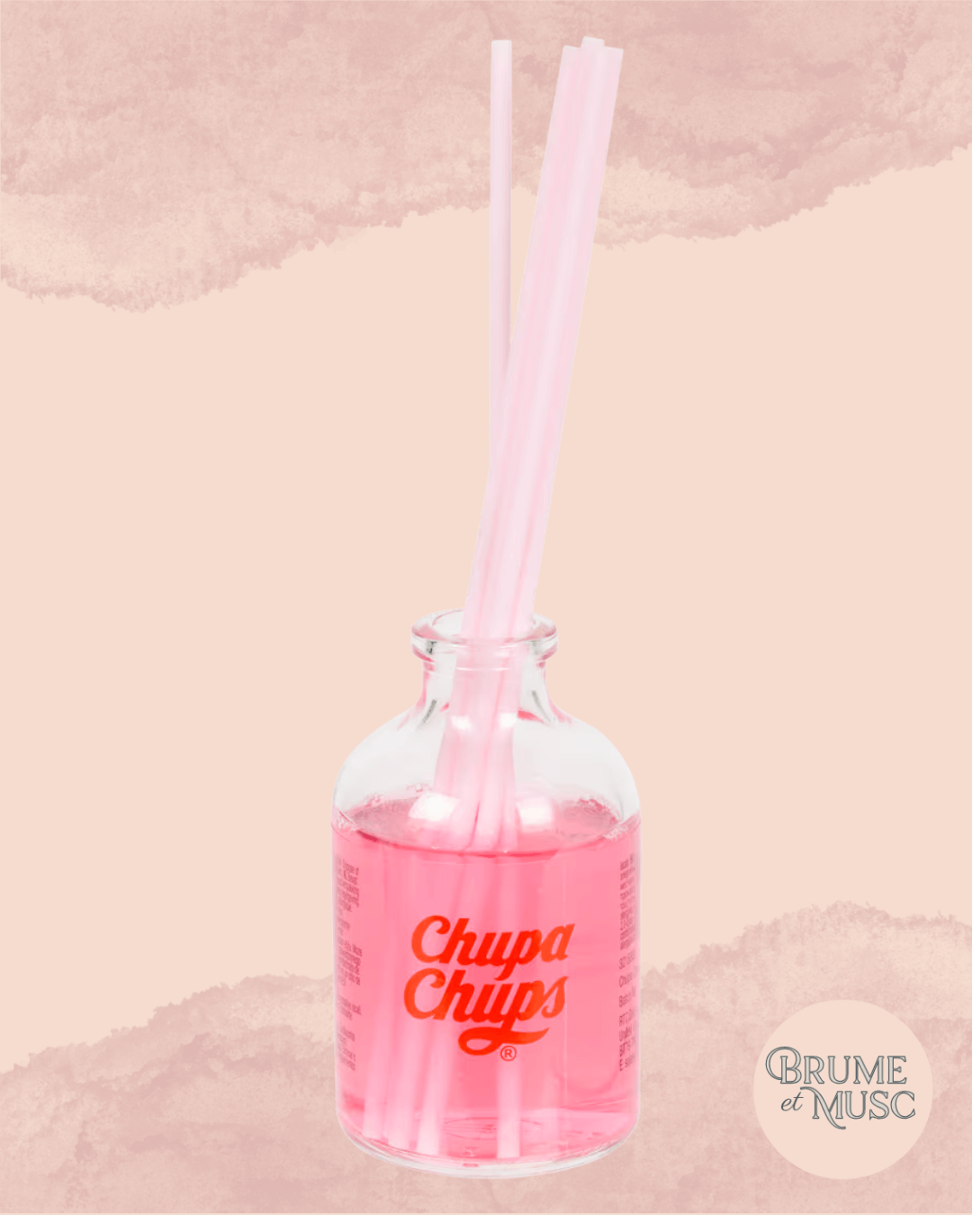 Diffuseur parfum chupa chups Strawberry & Cream - Brume et Musc