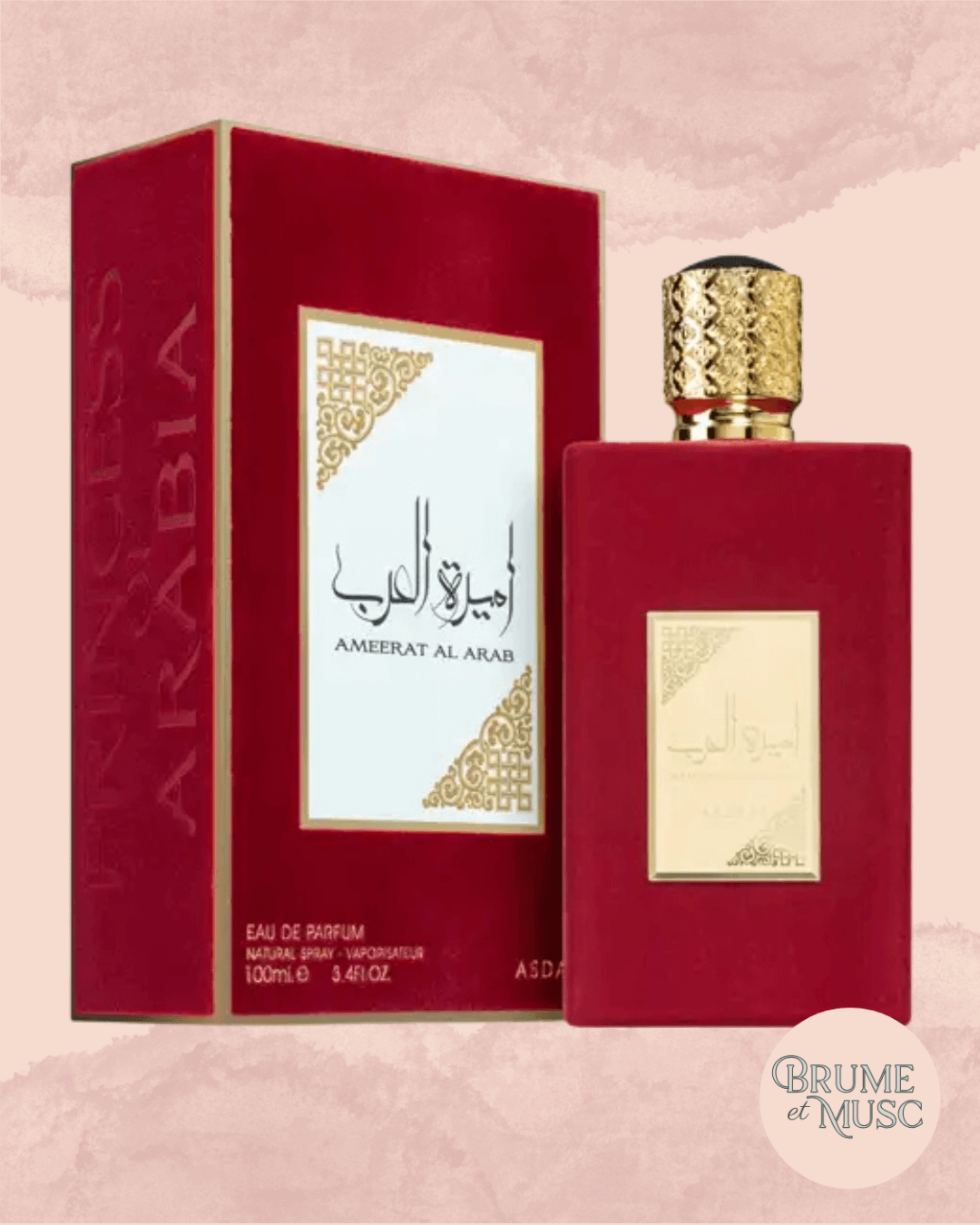 Eau de Parfum Ameerat El Arab - Asdaaf - Brume et Musc