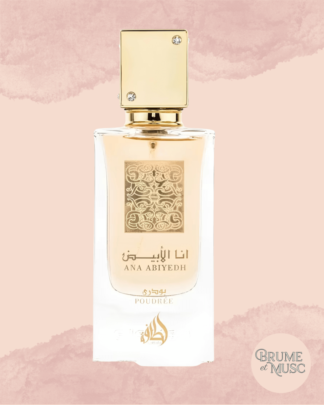 Eau de Parfum Ana Abiyedh Poudré - Lattafa - Brume et Musc