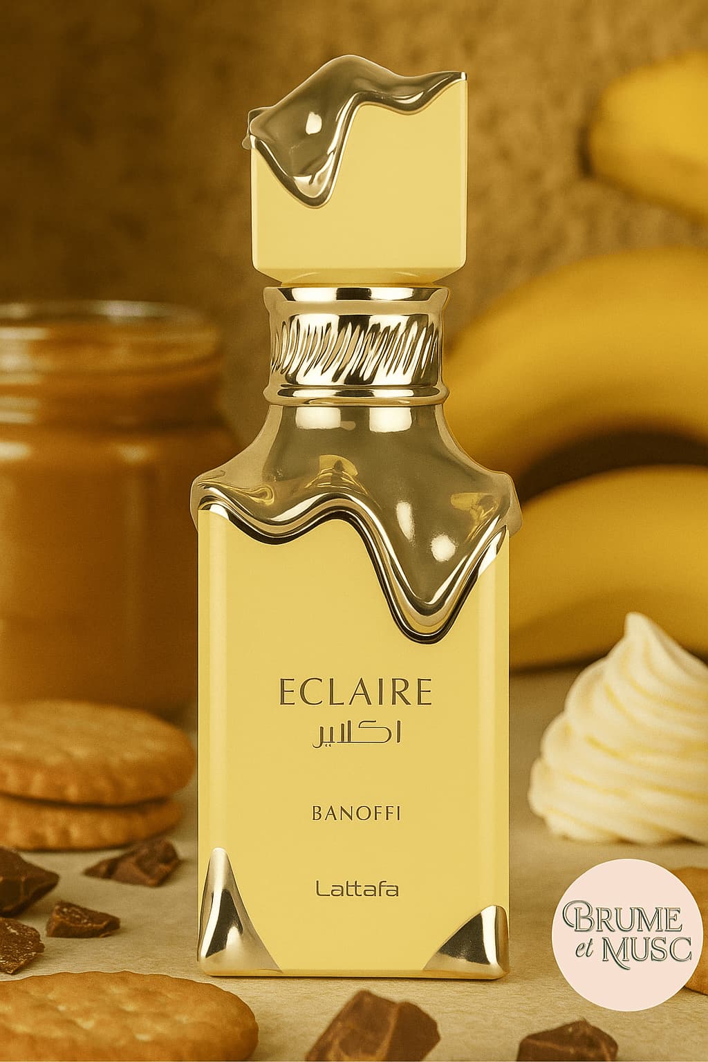 Eau de Parfum Eclaire Banoffi - Lattafa - Brume et Musc