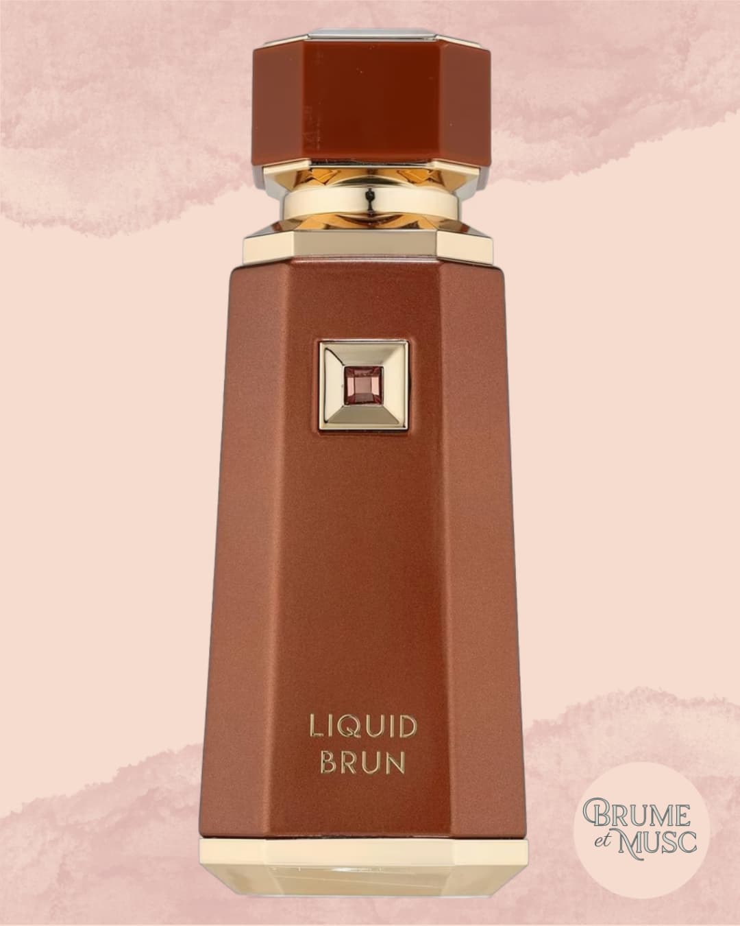 Flacon de prestige de l'eau de parfum Liquid Brun de French Avenue