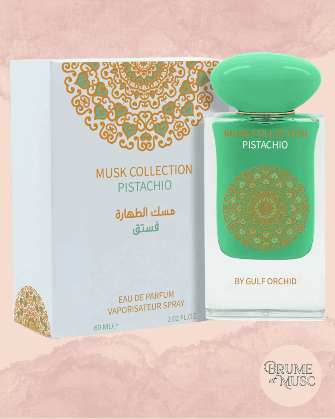 Eau de Parfum Musk Collection Pistachio - Brume et Musc