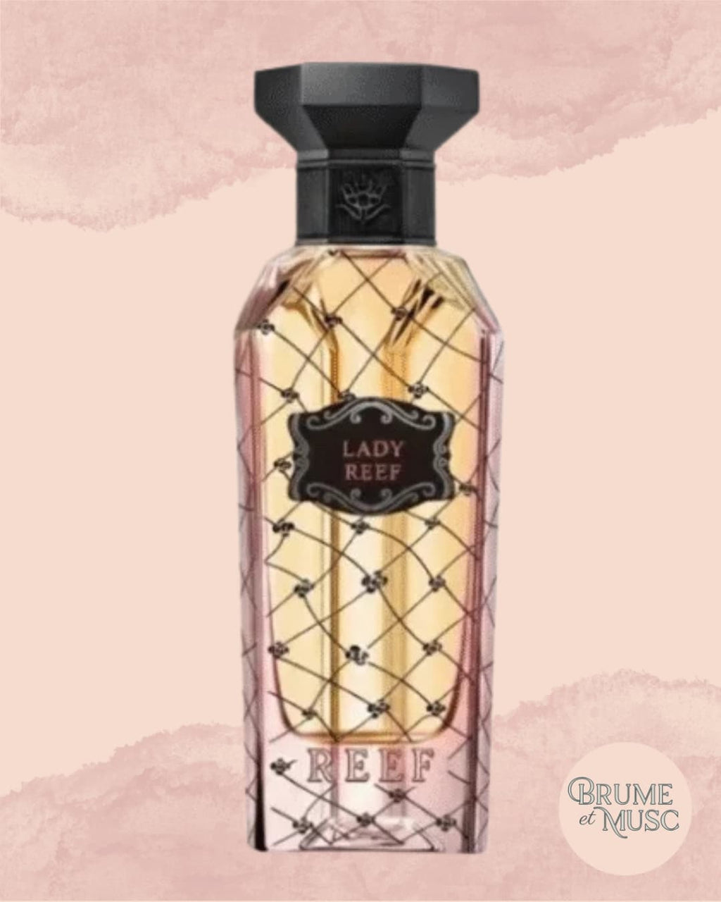 Flacon d'exception 150ml Lady Reef de Reef Perfumes, parfum luxe iris et cashmere