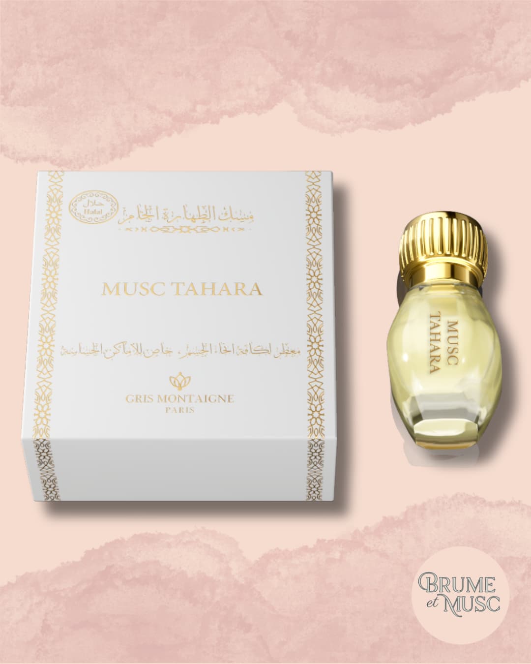 Musc Tahara de luxe Maison Gris Montaigne - Texture crème blanche