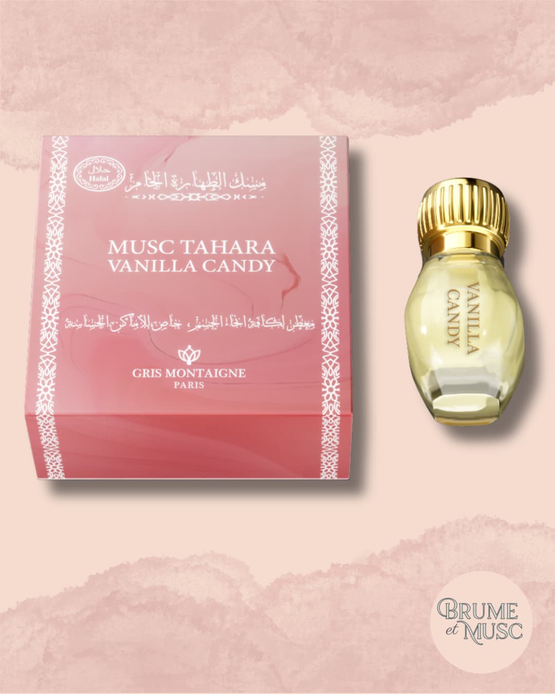 Musc Tahara Vanilla Candy Gris Montaigne - Texture crémeuse vanille