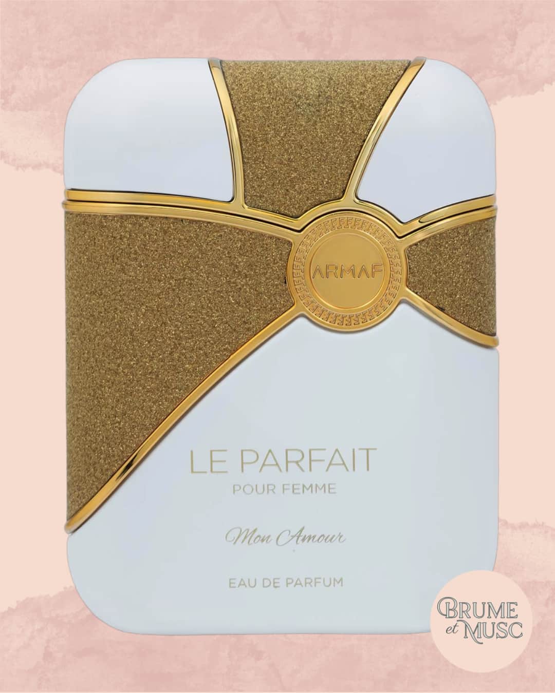 Flacon Le Parfait Mon Amour par Armaf, fragrance gourmande au café et jasmin