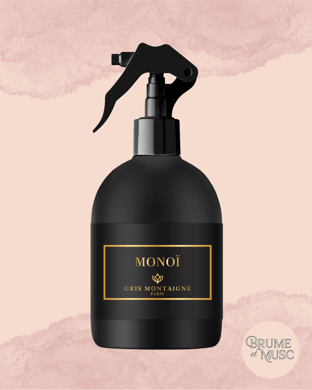 Spray Textile Gris Montaigne Monoï - Brume et Musc