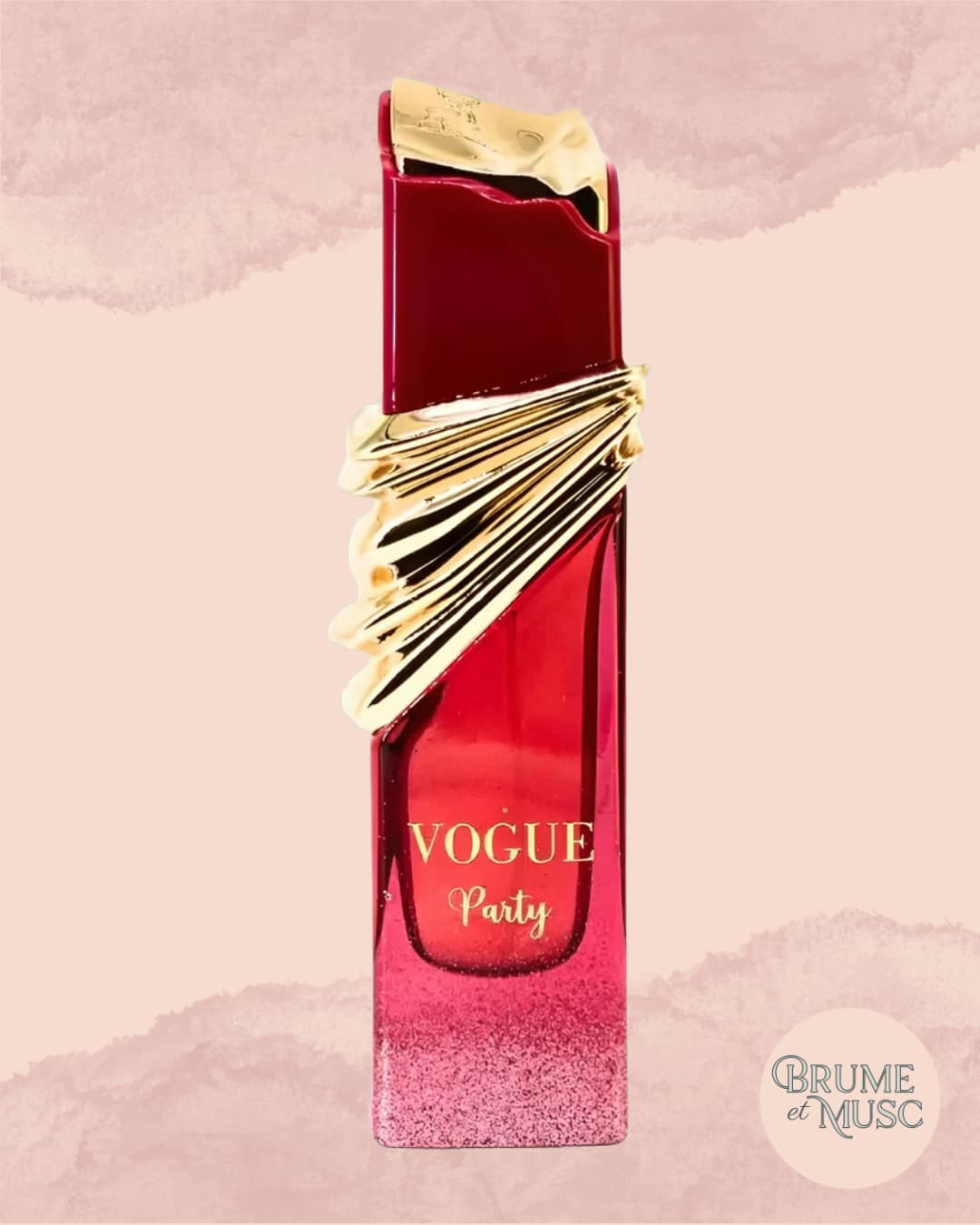 Flacon Vogue Party Maison Alhambra, eau de parfum gourmande à la cerise et amande.